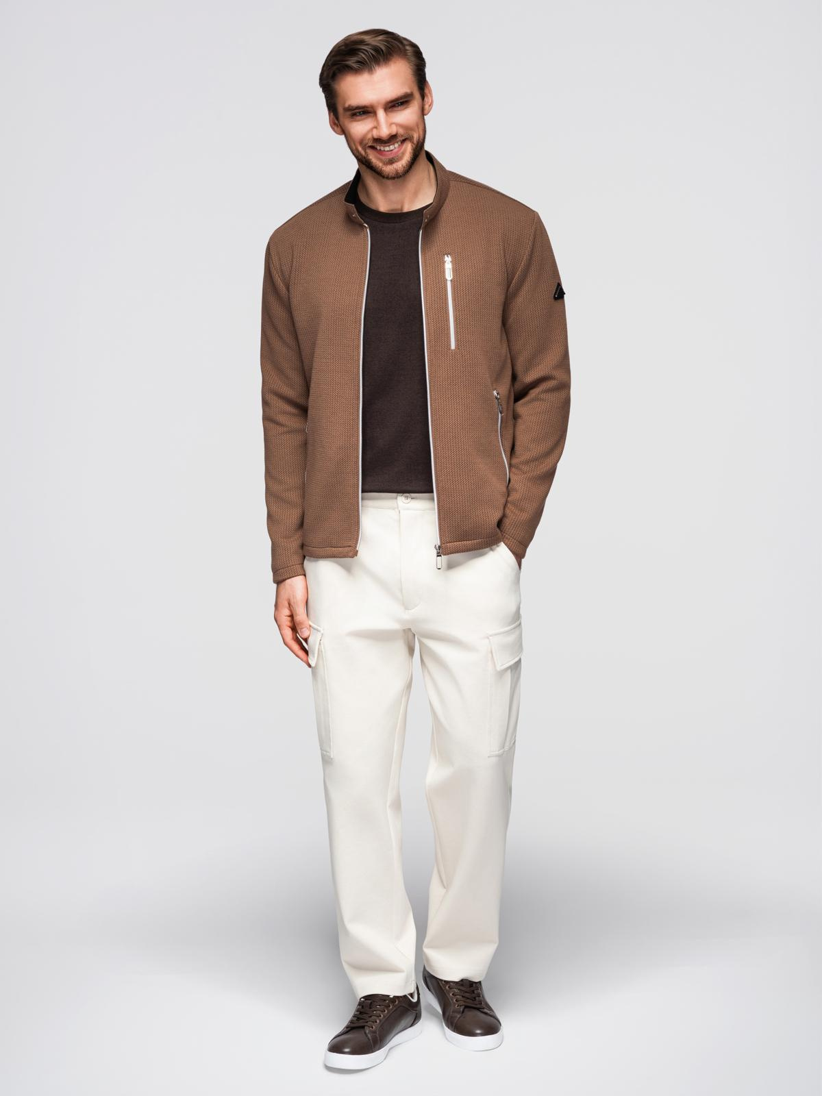 Meeste tõmblukuga püstkraega jakk Ombre Clothing - Image 15