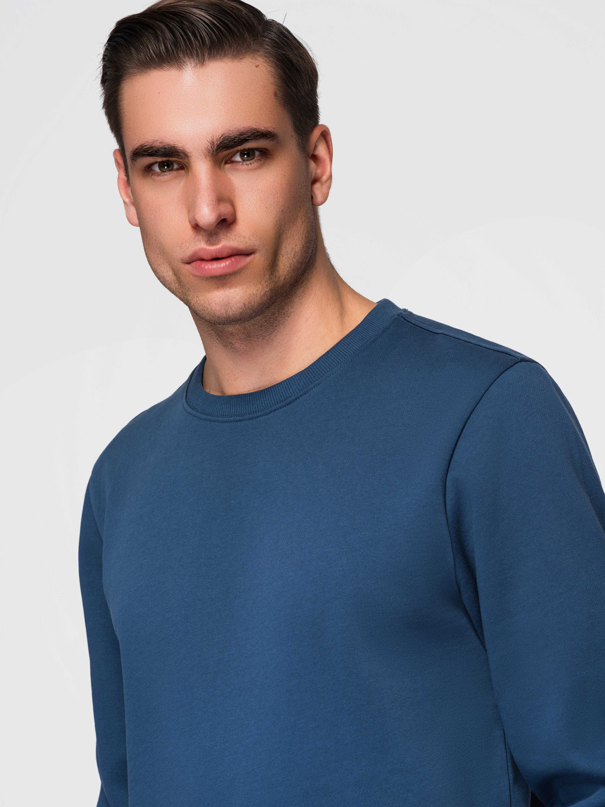 Meeste puuvillane dressipluus ümara kaelusega Ombre Clothing - Image 23