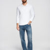 Ombre Clothing meeste pikkade varrukatega polosärk - Thumbnail Image 3