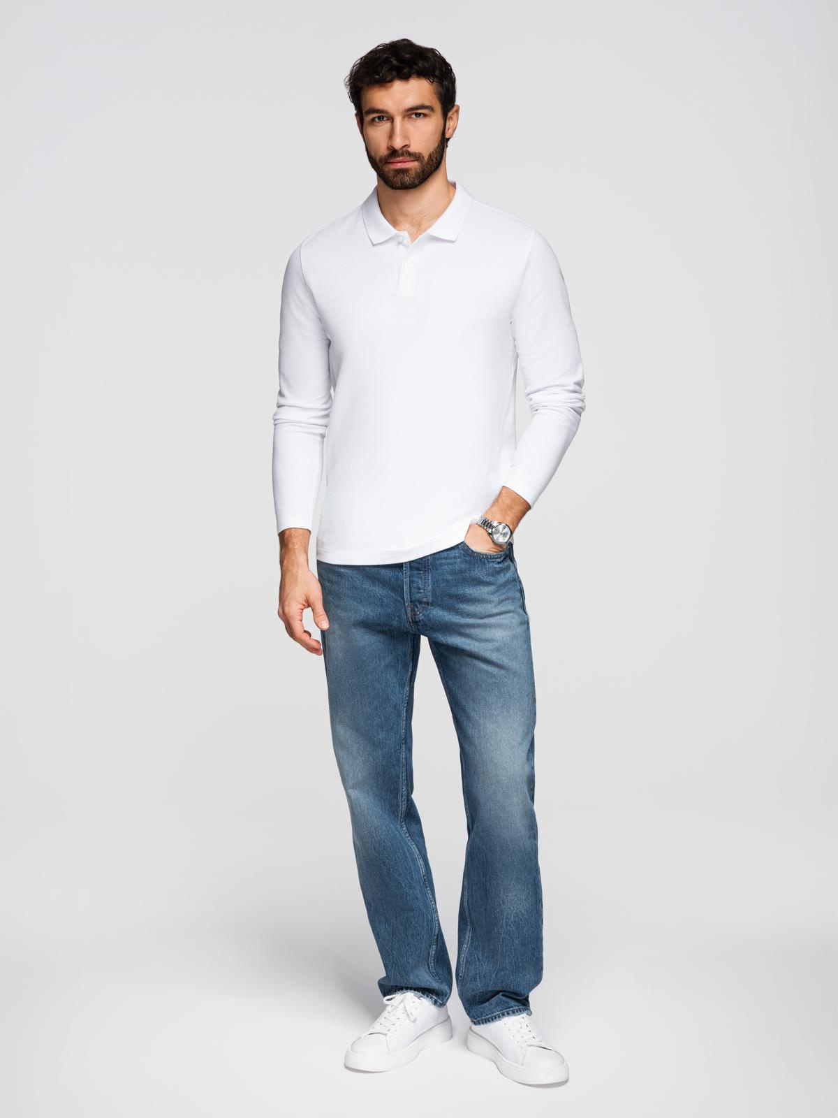 Ombre Clothing meeste pikkade varrukatega polosärk - Image 3