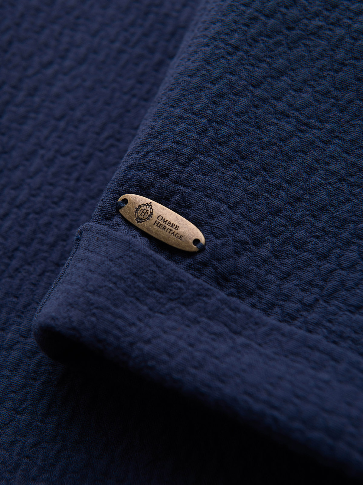 Meeste lühikesed püksid tekstuursest puuvillast Ombre Clothing - Image 10