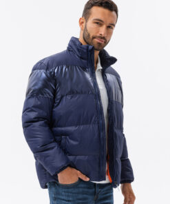 Ombre Clothing meeste tepitud talvejope kapuutsiga