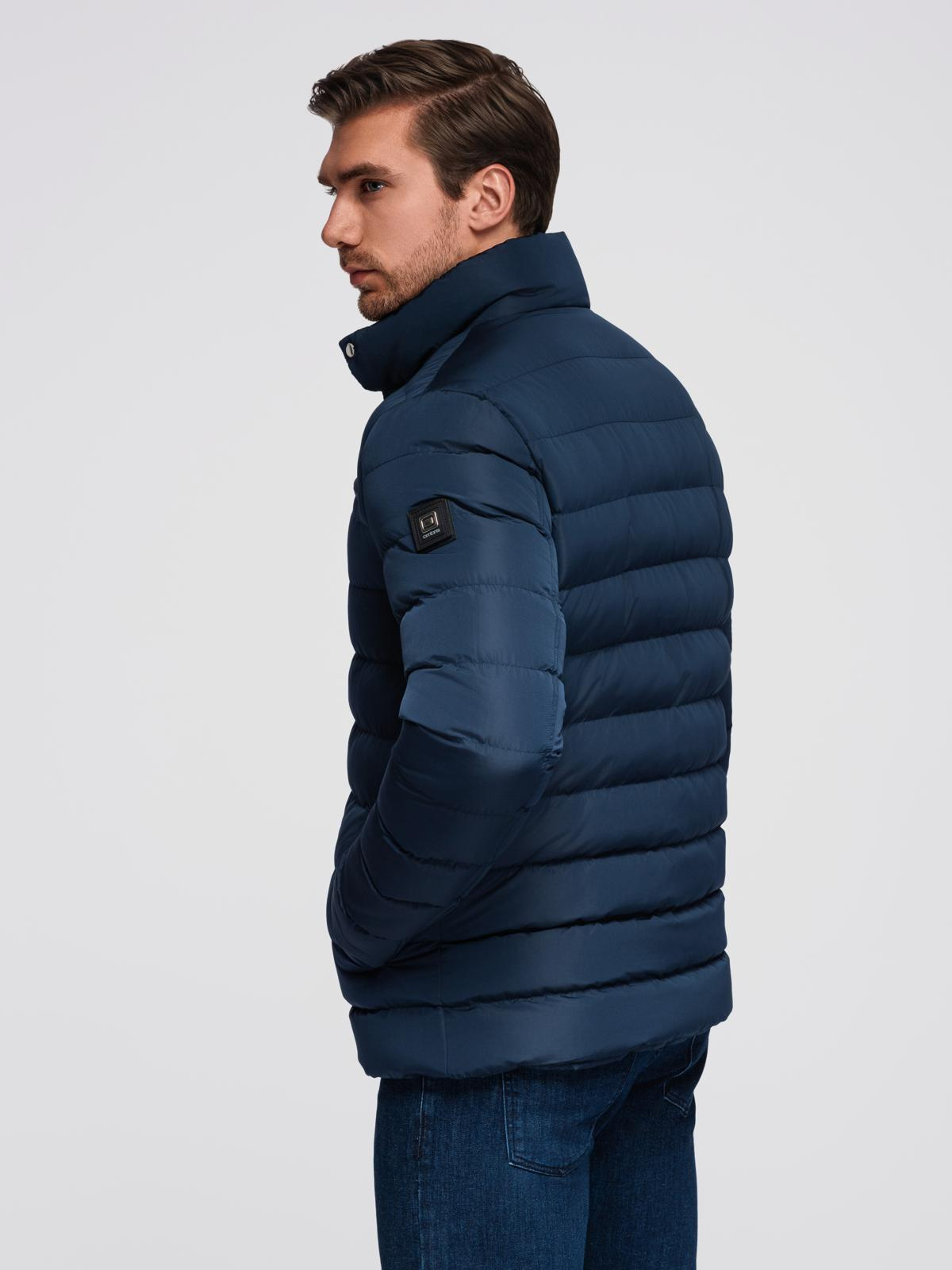 Ombre Clothing meeste tepitud jope püstkrae ja rinnataskutega - Image 17