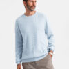 Ombre Clothing meeste kootud kampsun ümara kaelusega - Thumbnail Image 3