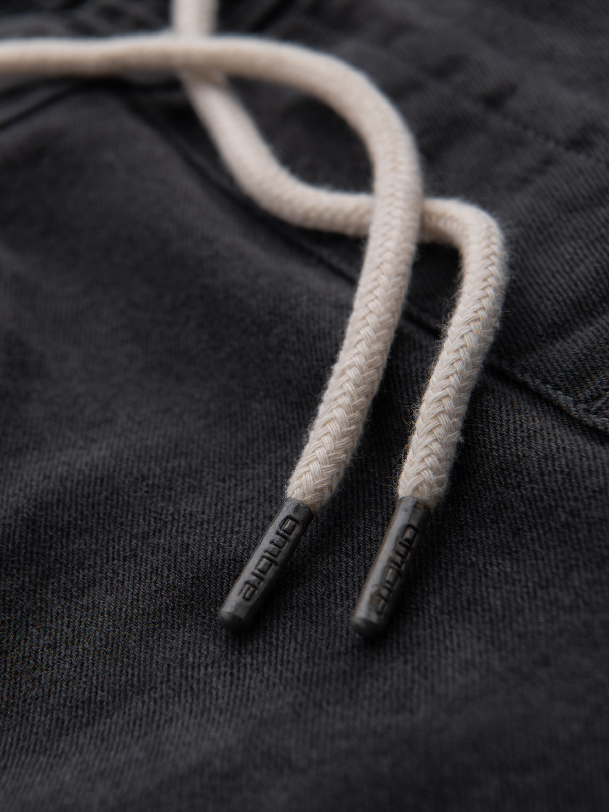 Ombre Clothing meeste teksalühikesed püksid nööriga vöökohaga - Image 29