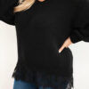 Naiste plus-size kampsun pitsäärega - Thumbnail Image 18