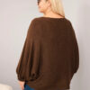 Naiste avara lõikega kampsun villaseguga Kesi Plus Size - Thumbnail Image 16