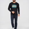 Ombre Clothing meeste dressipluus graafilise trükiga - Thumbnail Image 7