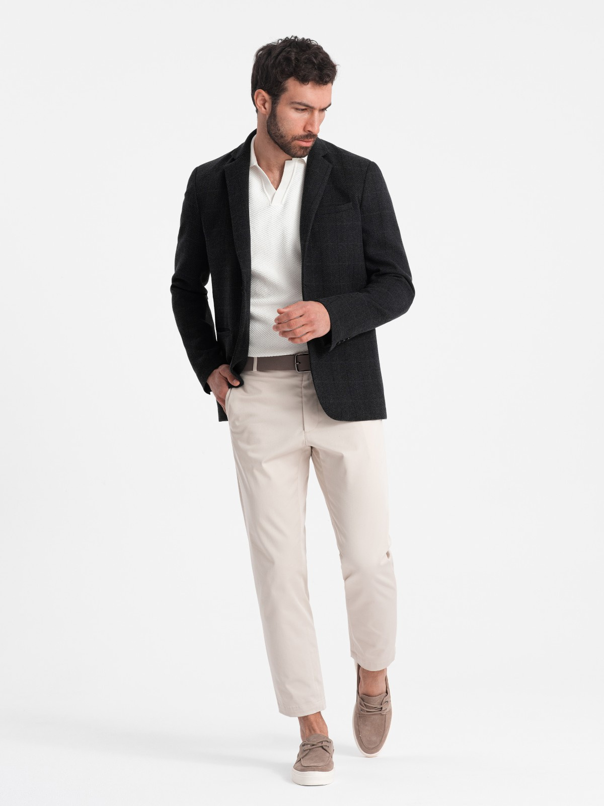 Meeste ruuduline pintsak Ombre Clothing - Image 18