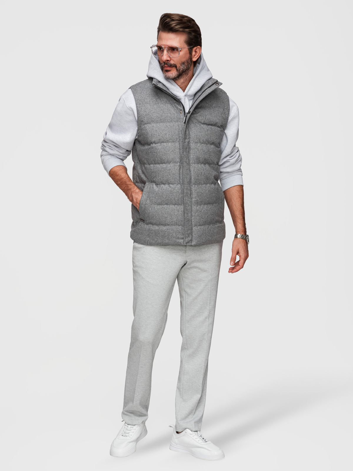 Meeste tepitud vest Ombre Clothing - Image 18
