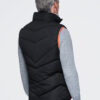 Meeste tepitud vest püstkrae ja tõmblukuga taskutega Ombre Clothing - Thumbnail Image 13