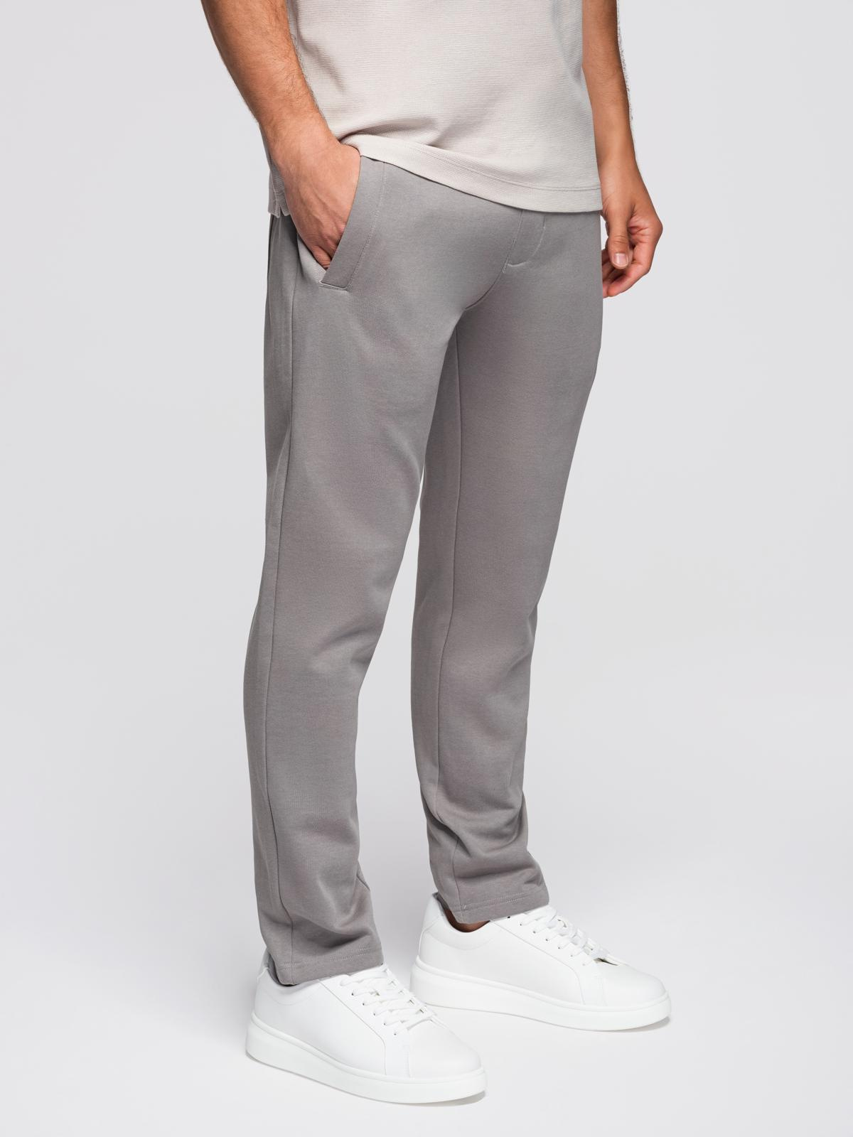 Ombre Clothing meeste puuvillased sirge lõikega dressipüksid - Image 42