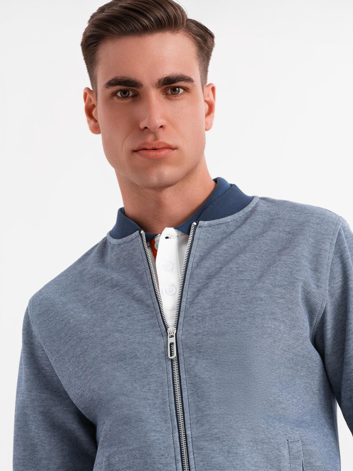 Meeste tõmblukuga dressipluus Ombre Clothing - Image 14