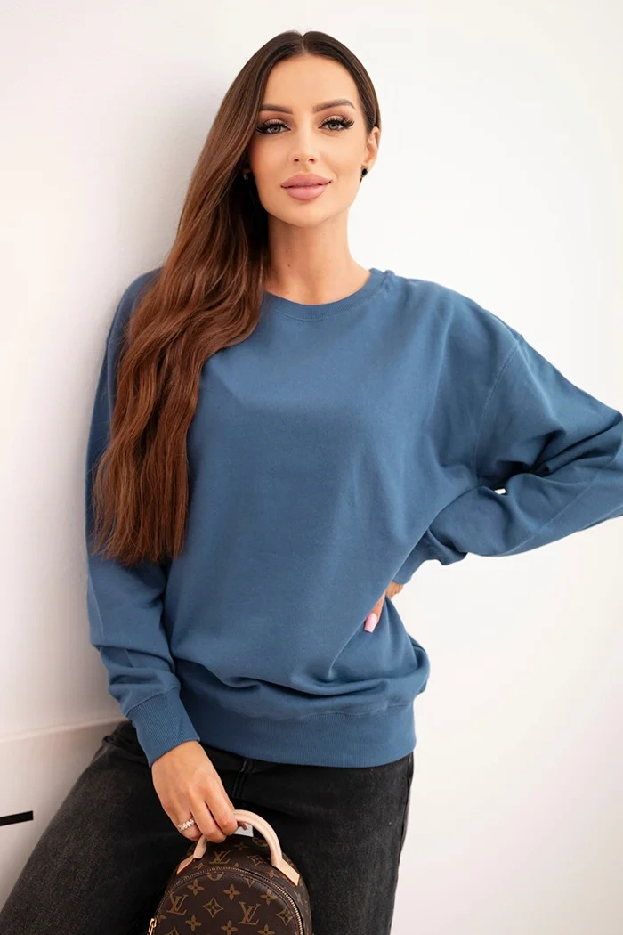 Kesi naiste puuvillane oversized dressipluus - Image 124