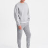 Ombre Clothing meeste dressipüksid ottomani kangast vahetükkidega - Thumbnail Image 25
