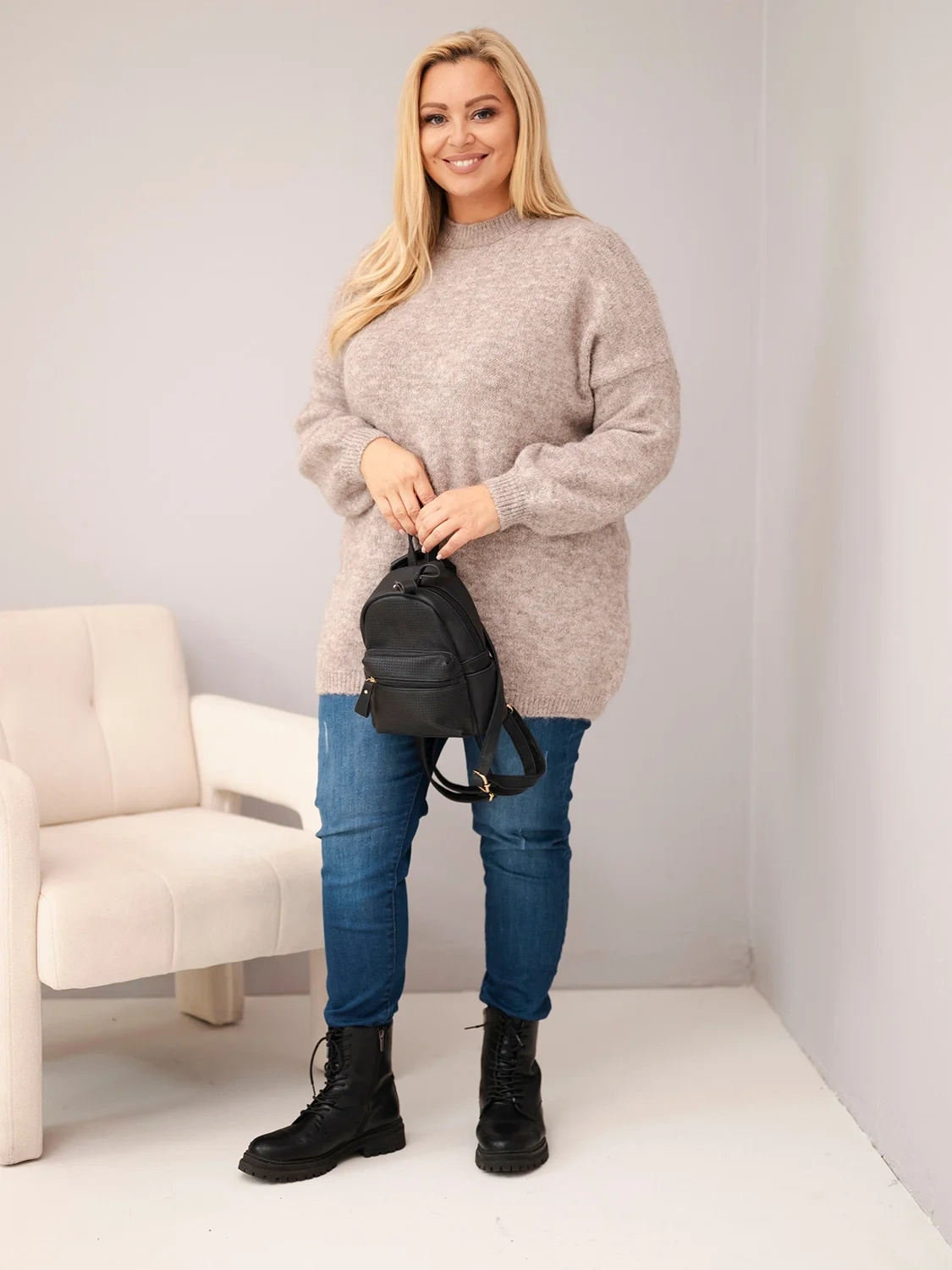 Avara lõikega naiste kampsun Kesi Plus Size - Image 58