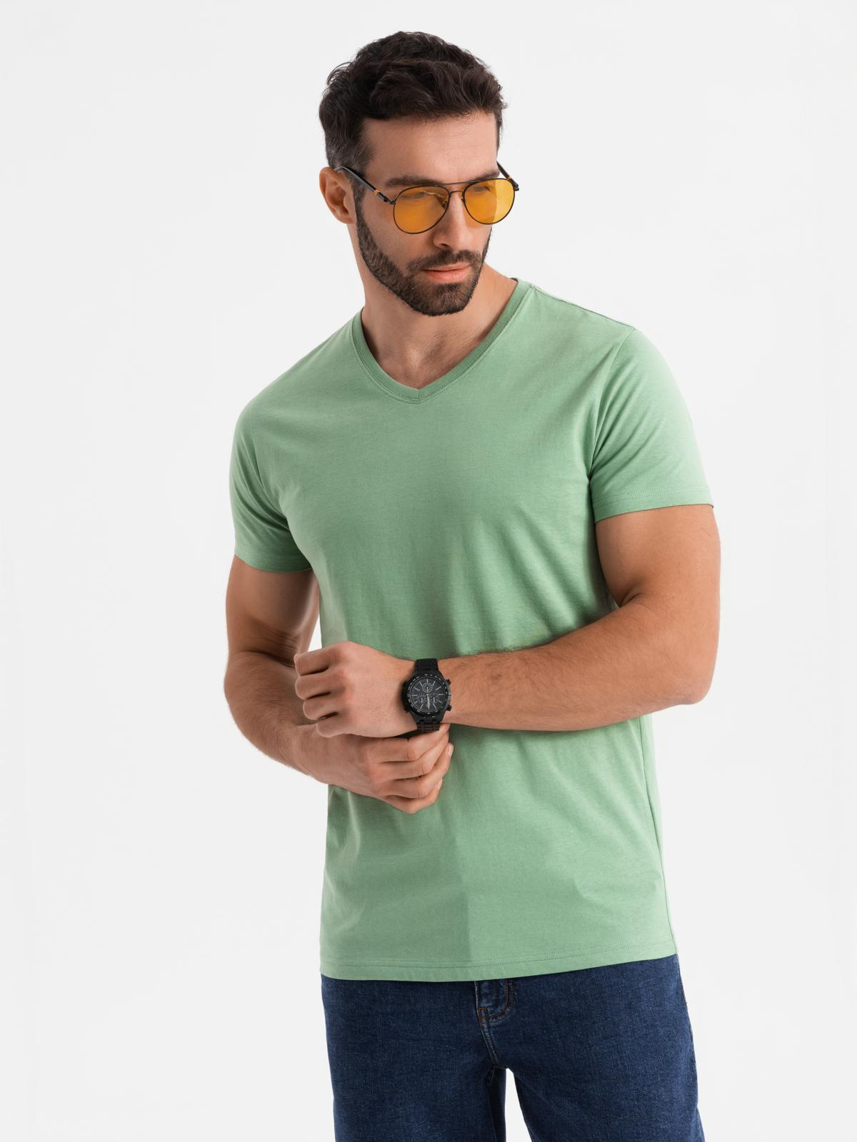 Ombre Clothing meeste V-kaelusega T-särk - Image 68