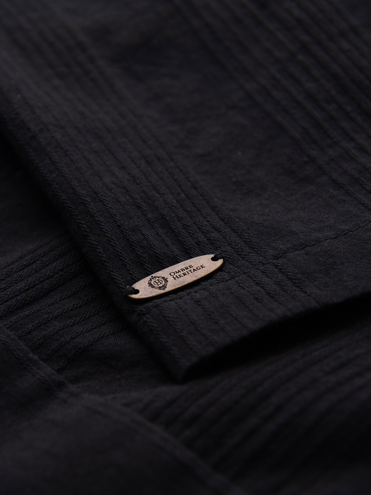 Meeste puuvillane lühikeste varrukatega särk Ombre Clothing - Image 16