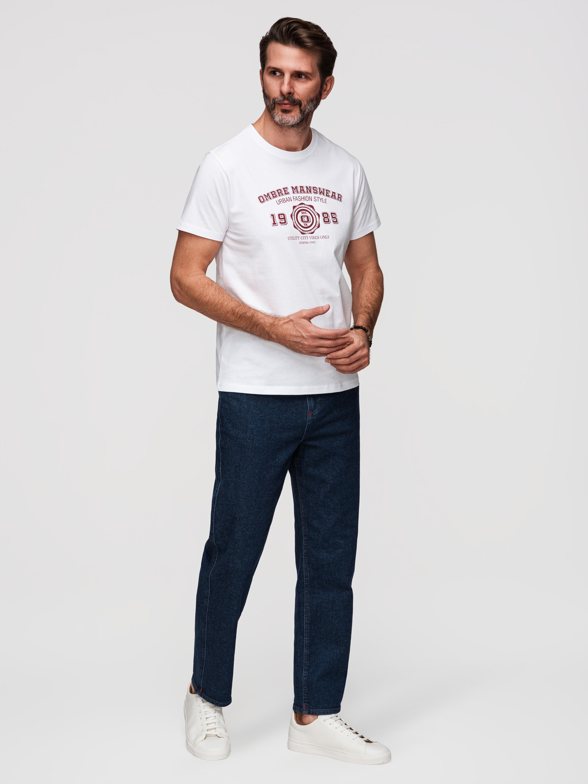 Meeste puuvillane T-särk Ombre Clothing - Image 2