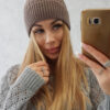 Kootud naiste talvemüts Kesi - Thumbnail Image 4