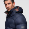 Meeste tepitud kapuutsiga jope Ombre Clothing - Thumbnail Image 2