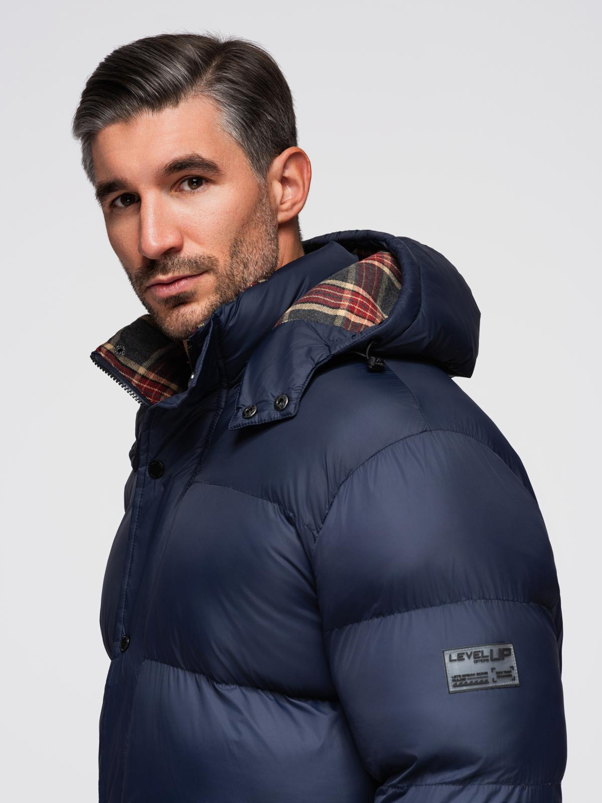 Meeste tepitud kapuutsiga jope Ombre Clothing - Image 2