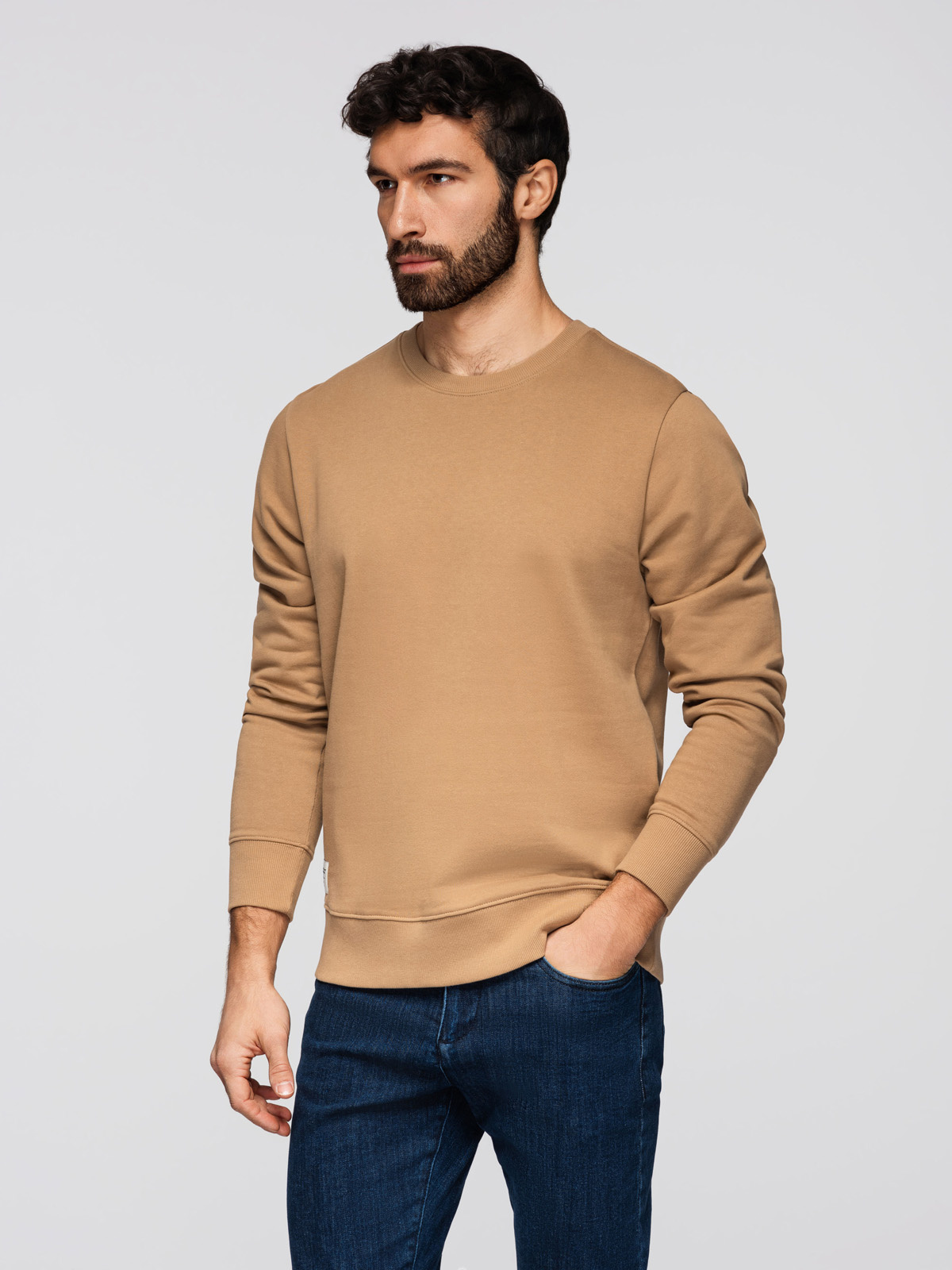 Meeste puuvillane dressipluus ümara kaelusega Ombre Clothing - Image 10