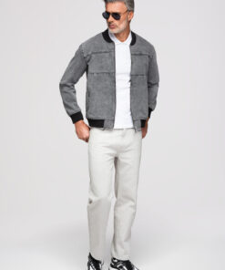 Ombre Clothing meeste bomber-tüüpi teksajakk