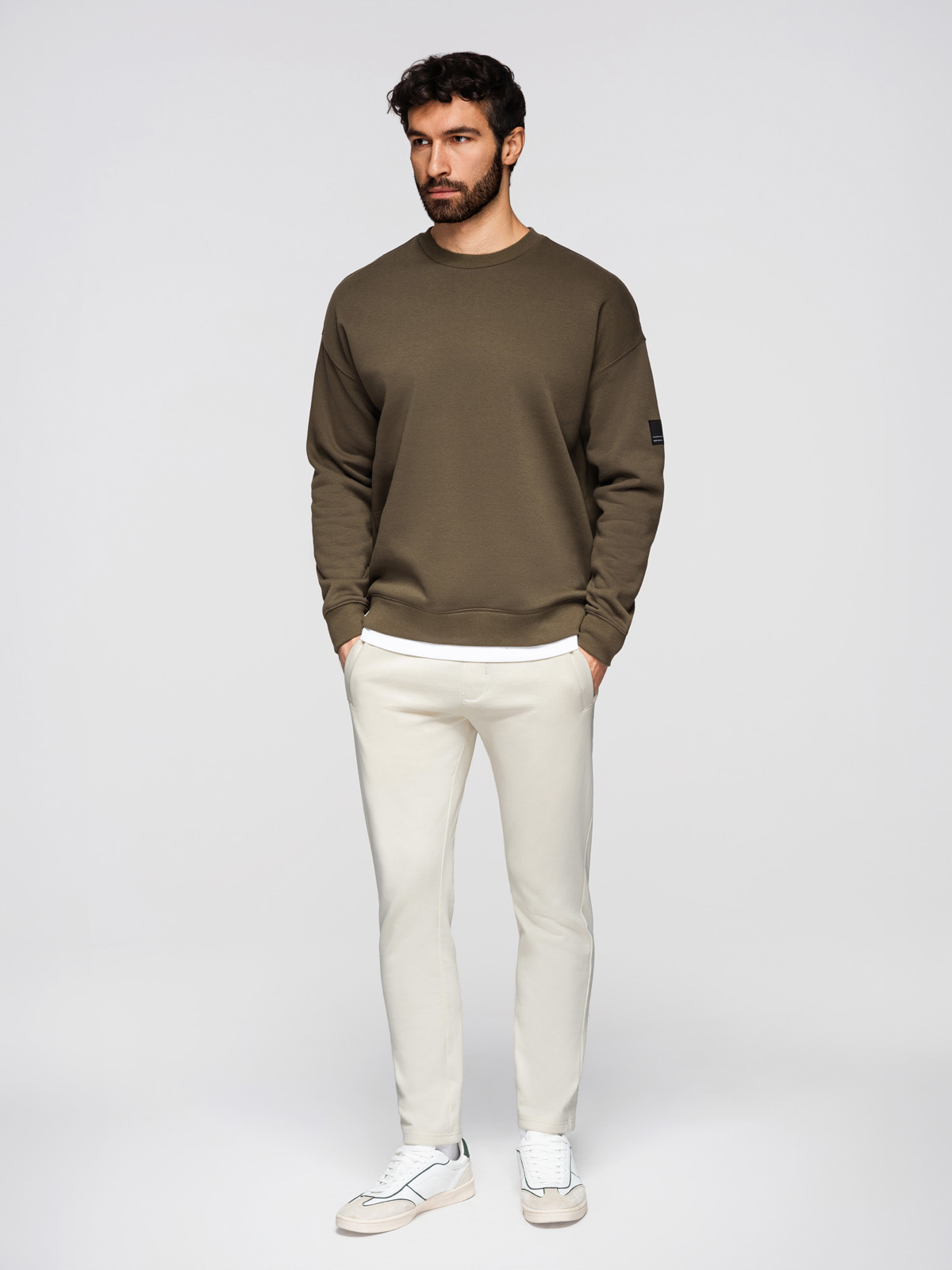 Meeste puuvillased dressipüksid Ombre Clothing - Image 76