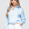 Lühike naiste triiksärk lipsukestega Ombre Clothing - Thumbnail Image 1