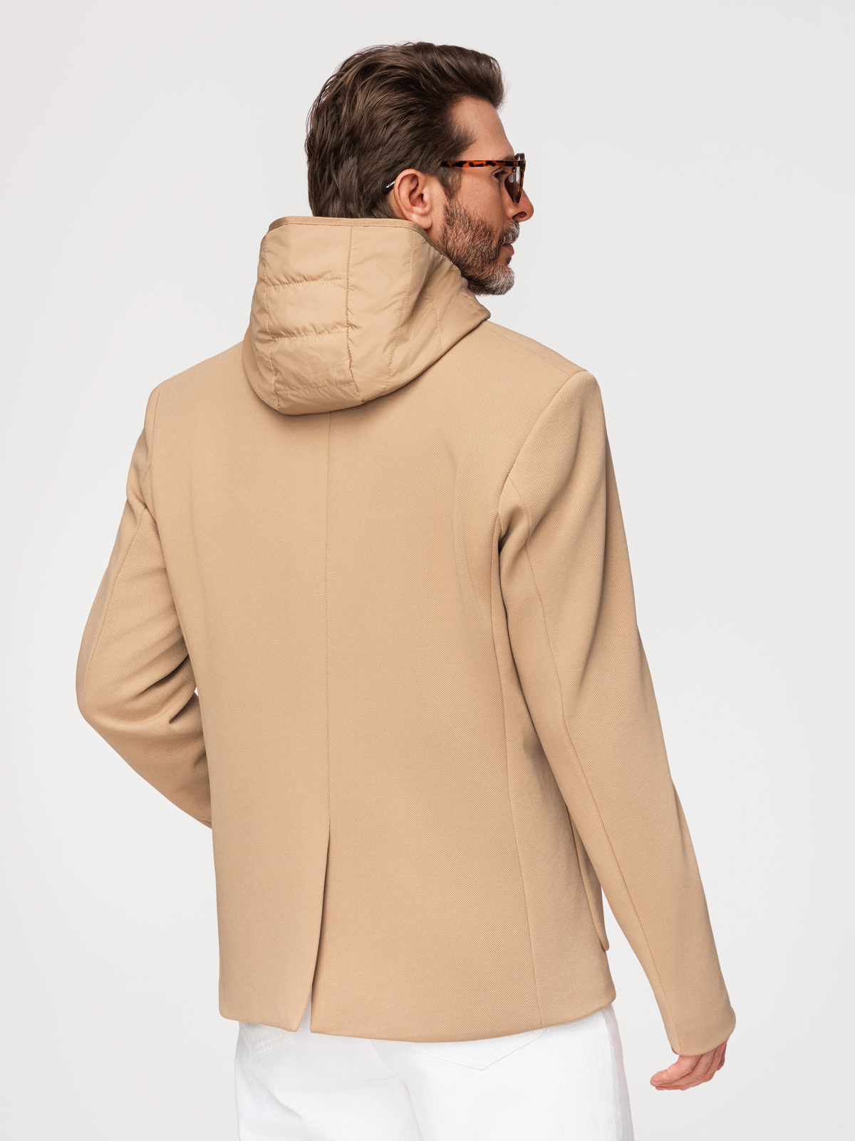Ombre Clothing meeste pintsak-jakk eemaldatava kapuutsiga - Image 5