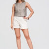 Ombre Clothing naiste lühikesed püksid pitsdetailiga taskutel - Thumbnail Image 15