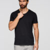 Ombre Clothing meeste V-kaelusega T-särk - Thumbnail Image 3