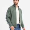 Ombre Clothing meeste lukuga pusa püstkrae ja triipudega - Thumbnail Image 12