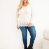 Naiste plus-size kampsun pitsäärega - Thumbnail Image 23