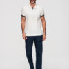 Ombre Clothing meeste puuvillane polosärk kontrastsete detailidega - Thumbnail Image 2