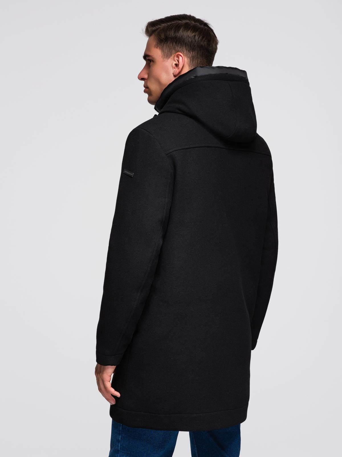 Meeste kapuutsiga mantel Ombre Clothing - Image 6