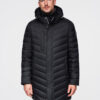 Meeste tepitud kapuutsiga pikem jope Ombre Clothing - Thumbnail Image 3