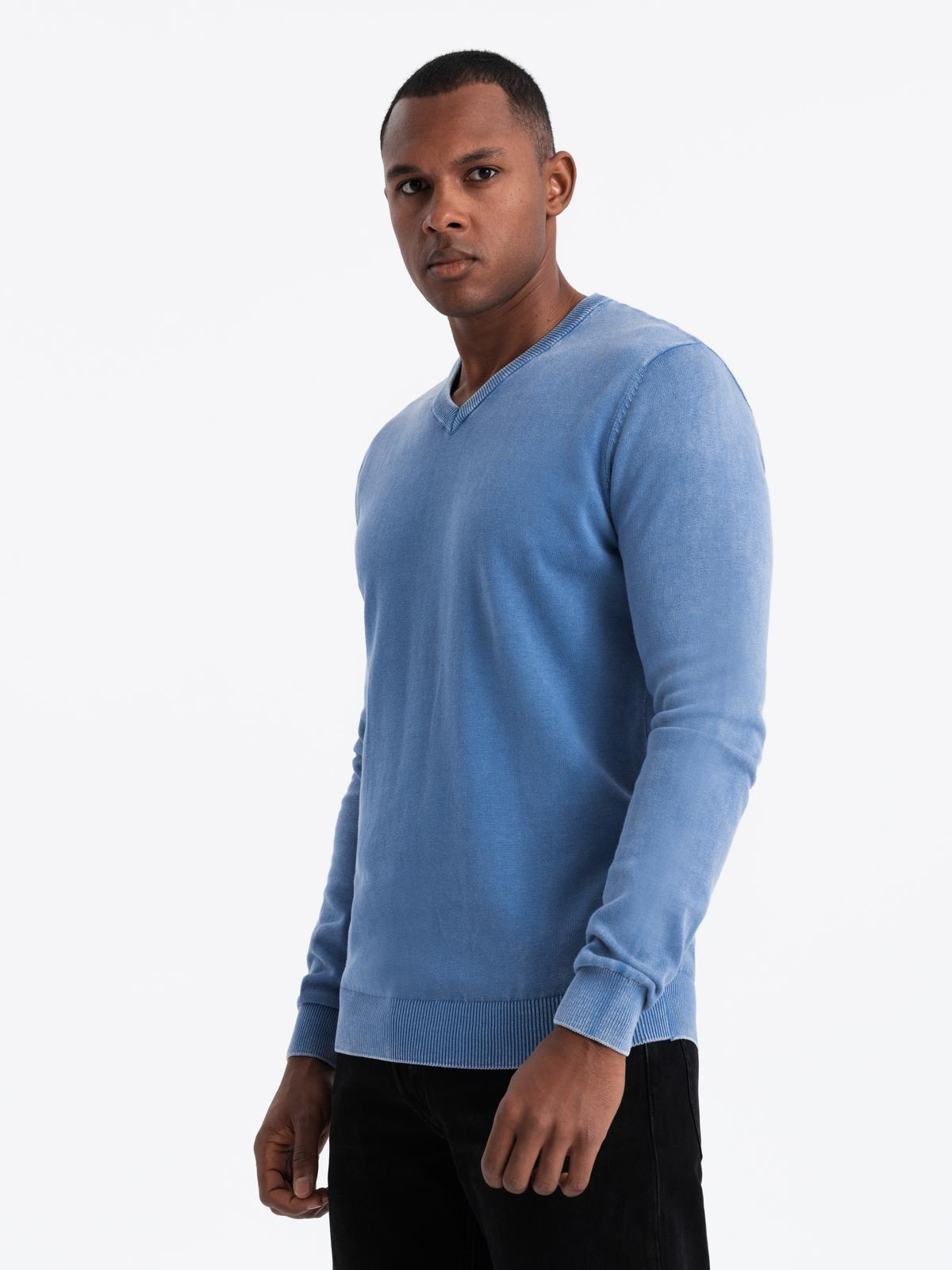 Ombre Clothing V-kaelusega meeste puuvillane džempr - Image 18