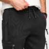 Meeste dressipüksid lukuga taskutega Ombre Clothing - Thumbnail Image 2