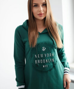 Naiste kapuutsiga dresskleit Brooklyn