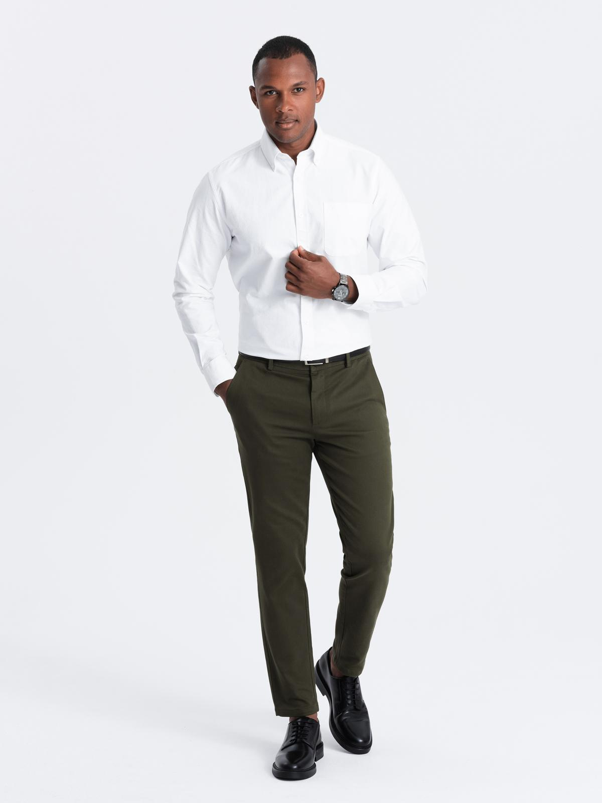 Ombre Clothing meeste klassikalise lõikega chinopüksid - Image 4