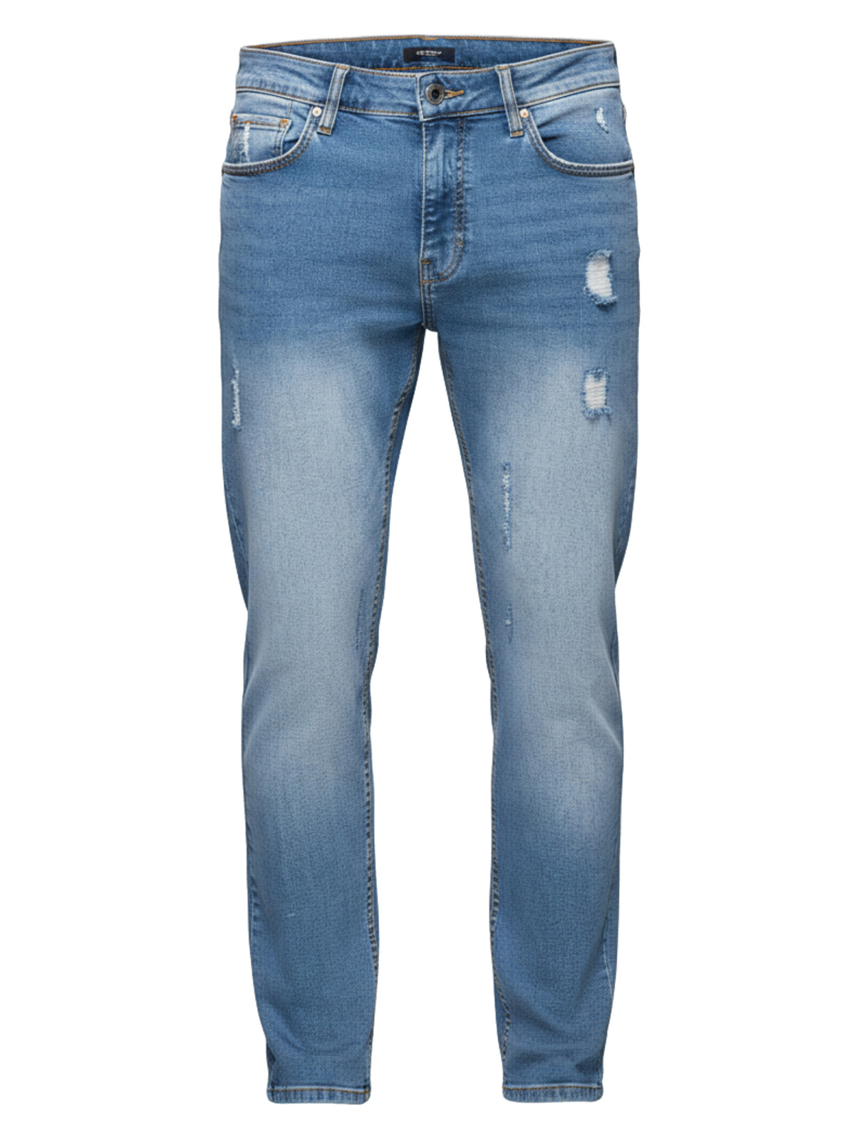 Ombre Clothing meeste teksapüksid kulutatud detailidega - Image 1