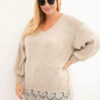 Naiste plus-size kampsun pitsäärega - Thumbnail Image 9