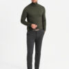 Ombre Clothing meeste puuvillane rullkaelusega kampsun - Thumbnail Image 19