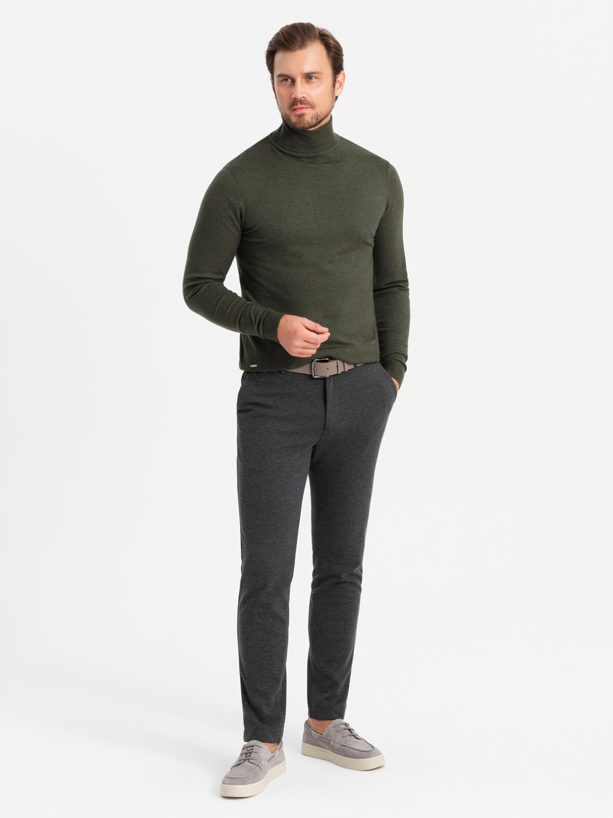 Ombre Clothing meeste puuvillane rullkaelusega kampsun - Image 19