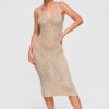 Ombre Clothing kootud ažuurne midikleit - Thumbnail Image 6