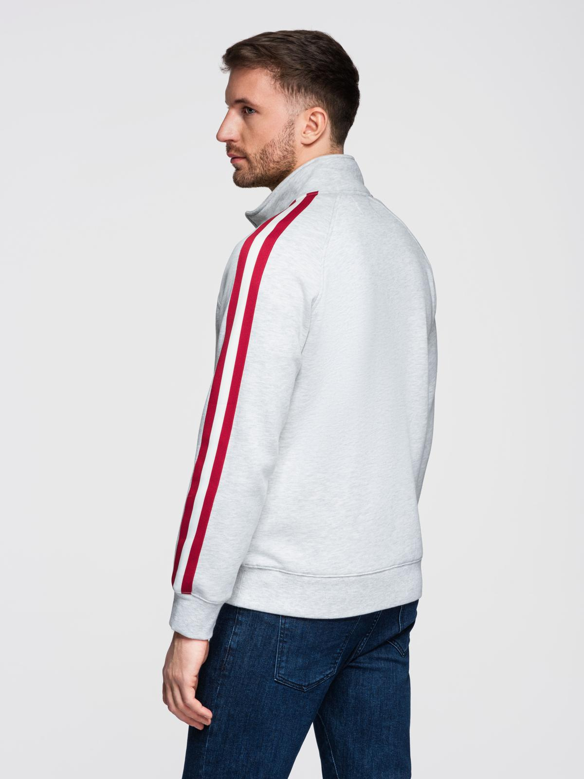 Ombre Clothing meeste lukuga pusa püstkrae ja triipudega - Image 5