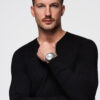 Ombre Clothing klassikaline ümara kaelusega meeste kampsun - Thumbnail Image 1