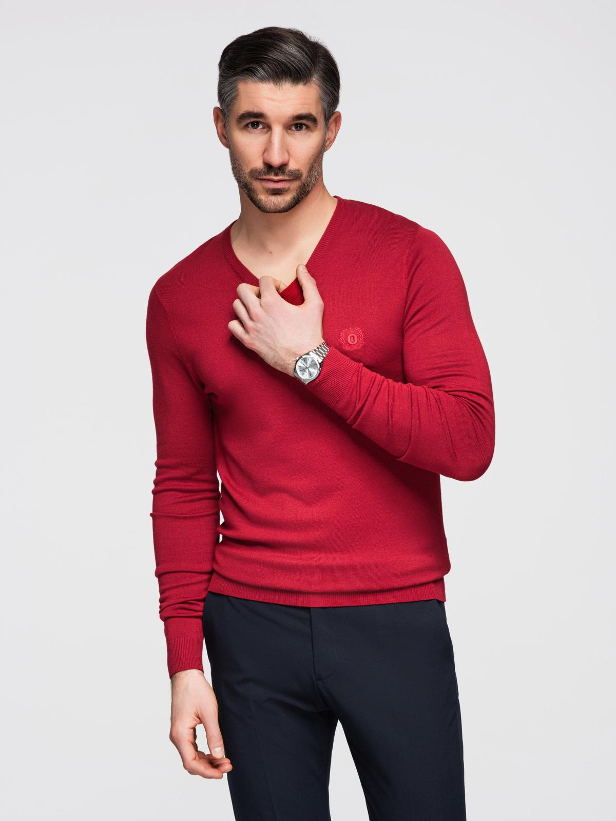 Ombre Clothing meeste V-kaelusega kampsun - Image 53